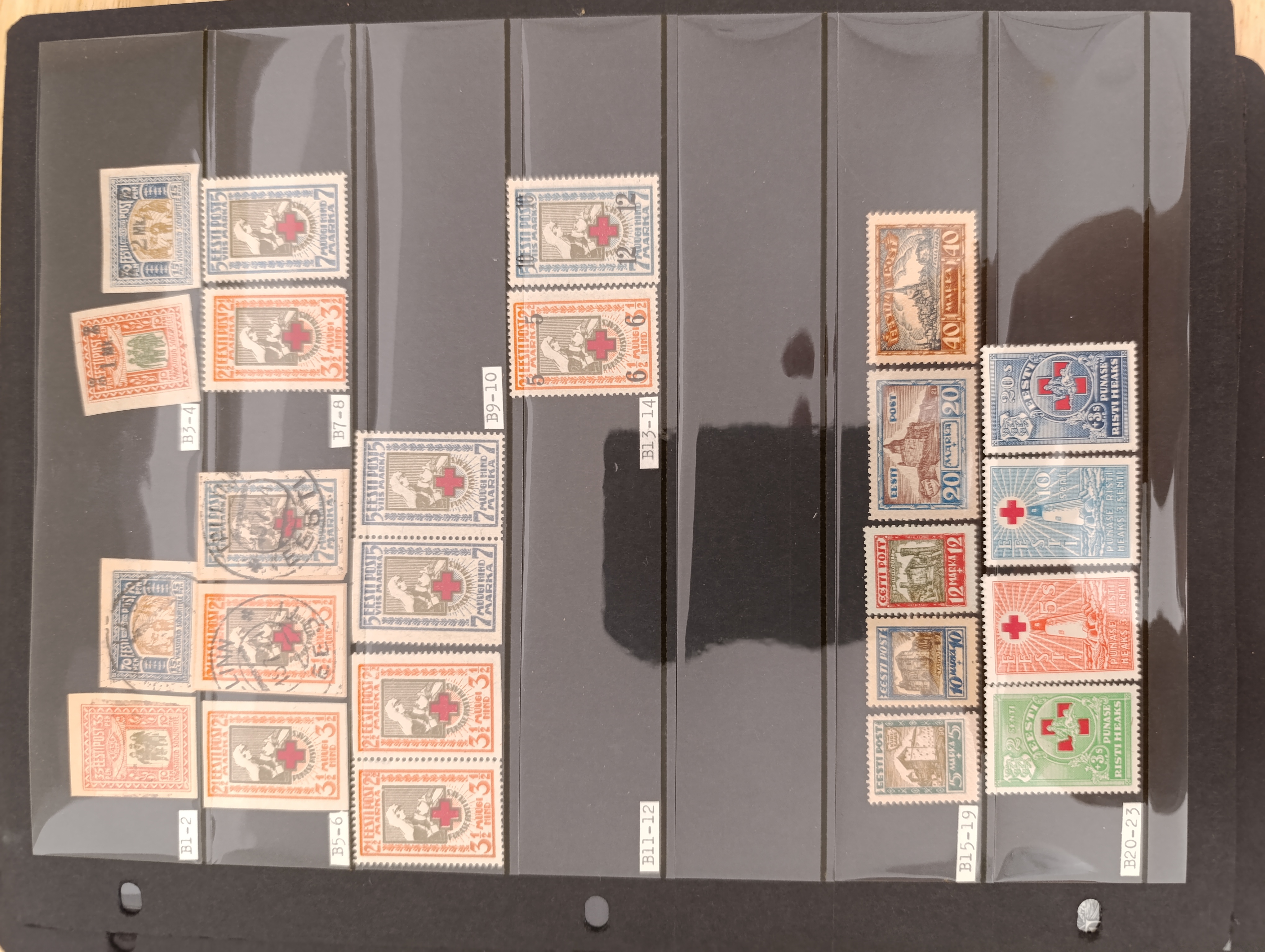 Эстония — Caritas и Views semi-postal
