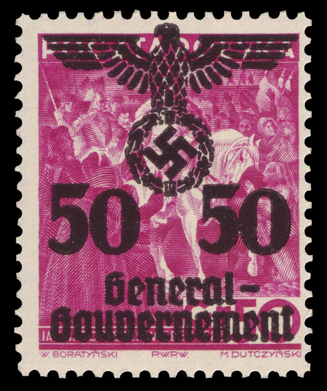 «Ein Jahr NSDAP» — карточка Krakau 1941